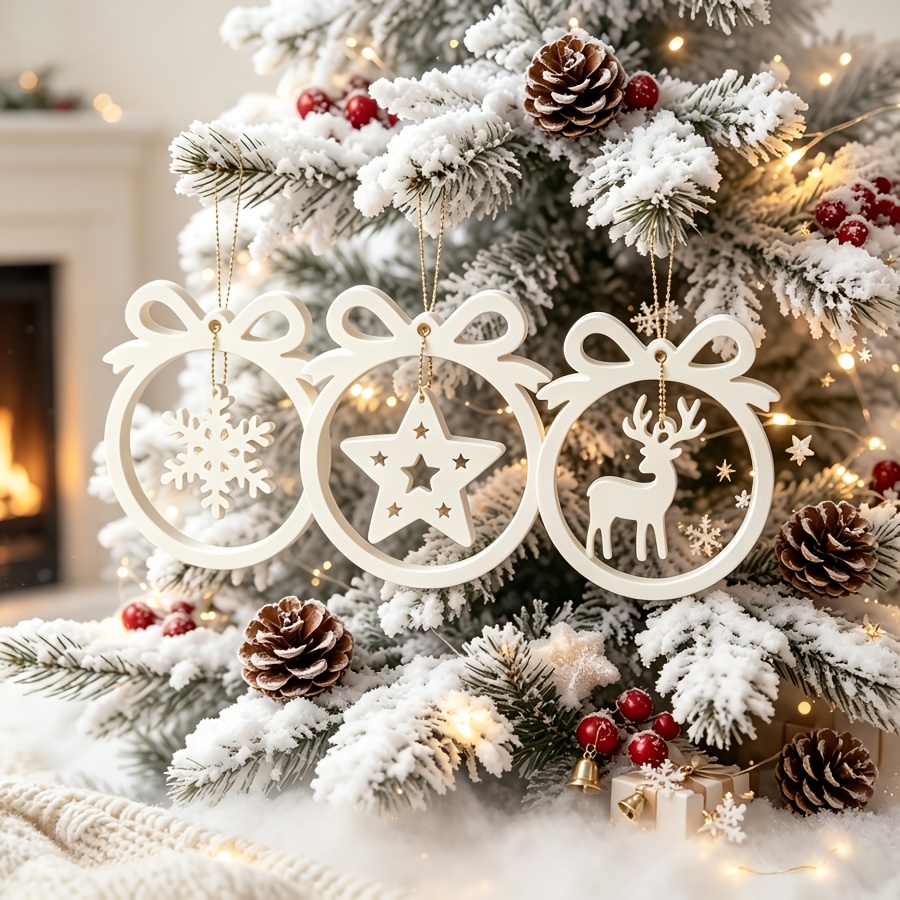 Candle Molds - 1/3 parça Noel reçine silikon kalıbı,