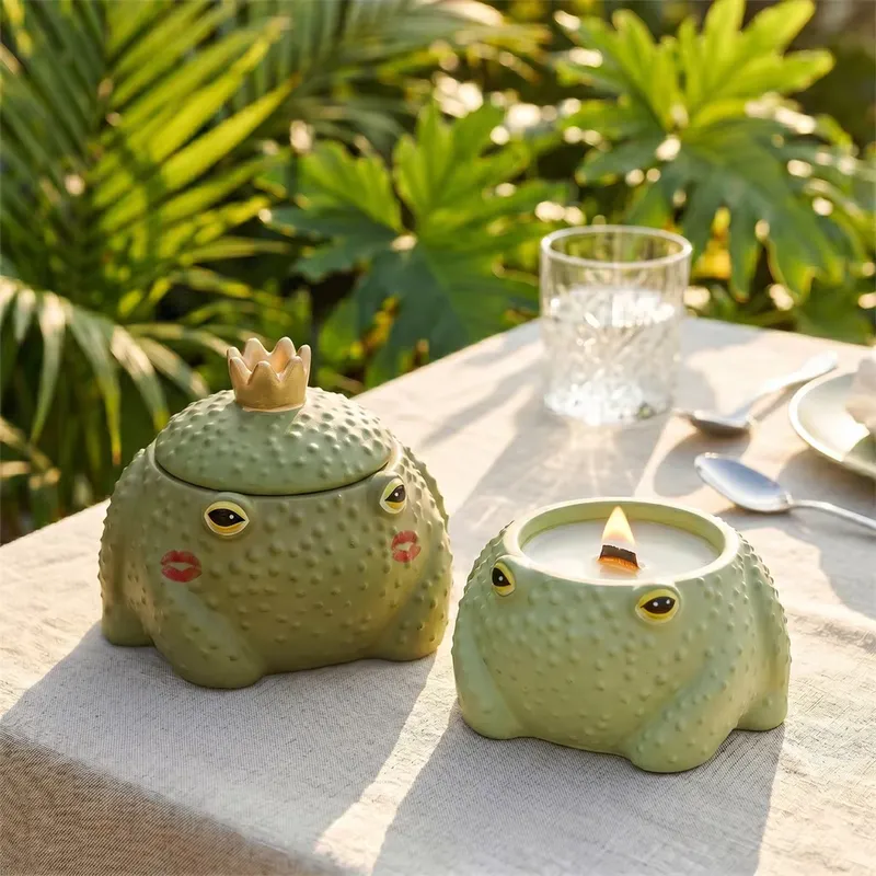 Candle Molds - Silikon Mum Kavanoz Kalıpları Prens Kurbağa