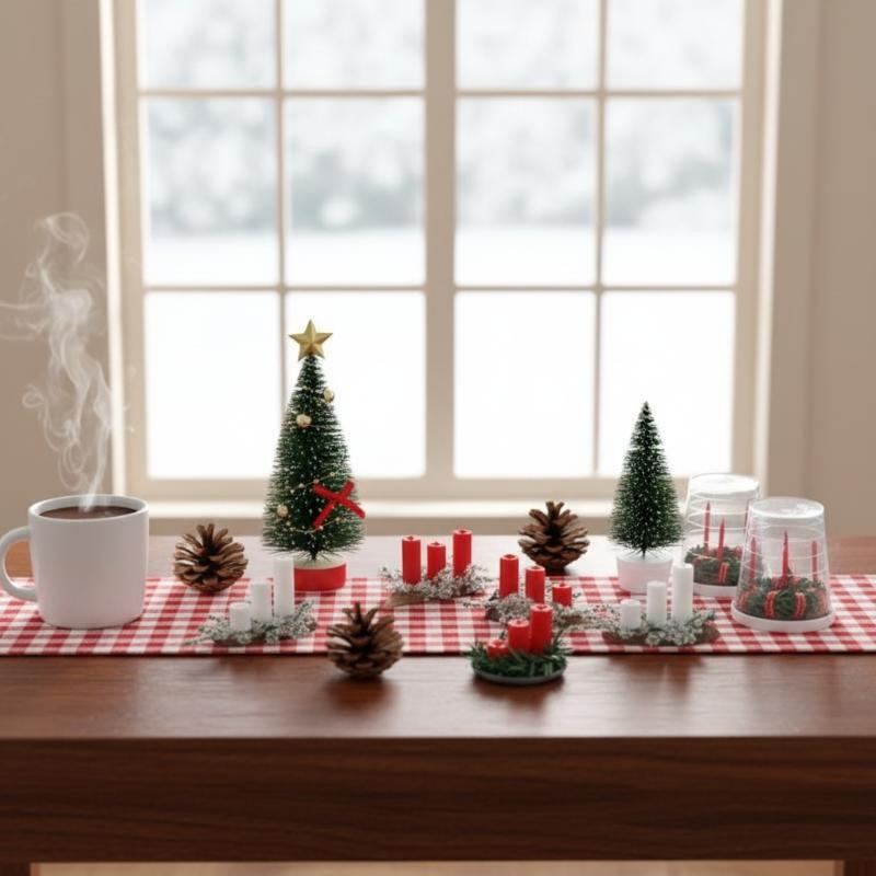 Silk Candle - ! 1:12 Ölçekli Minyatür Bebek Evi