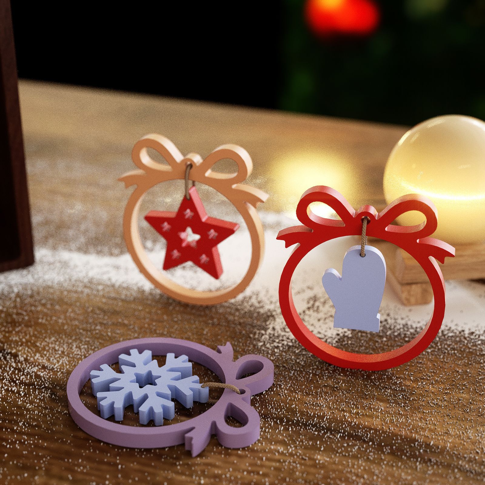 1/3 parça Noel reçine silikon  - Candle Molds incelemesi ve fiyatı